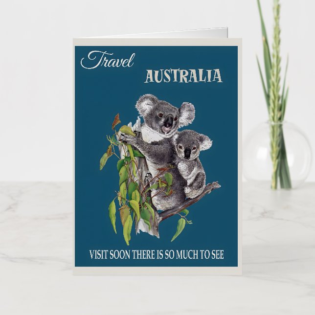 Cartel vintage de Australia (Anverso)