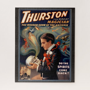 Cartel Vintage de Thurston El Mago Puzzle