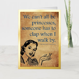 Cartel vintage retro de las princesas de SlipperyJ