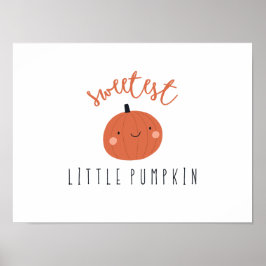 carteles de impresión digitales de la calabaza más