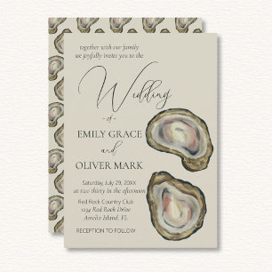 Carteles de ostión Invitación a la boda