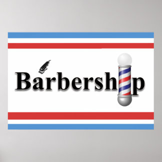 Carteles de Salón de Barbería Señal Posters Poste 