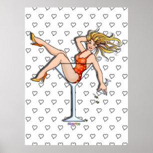 Carteles, Impresiones - Chica en una Copa de Marti