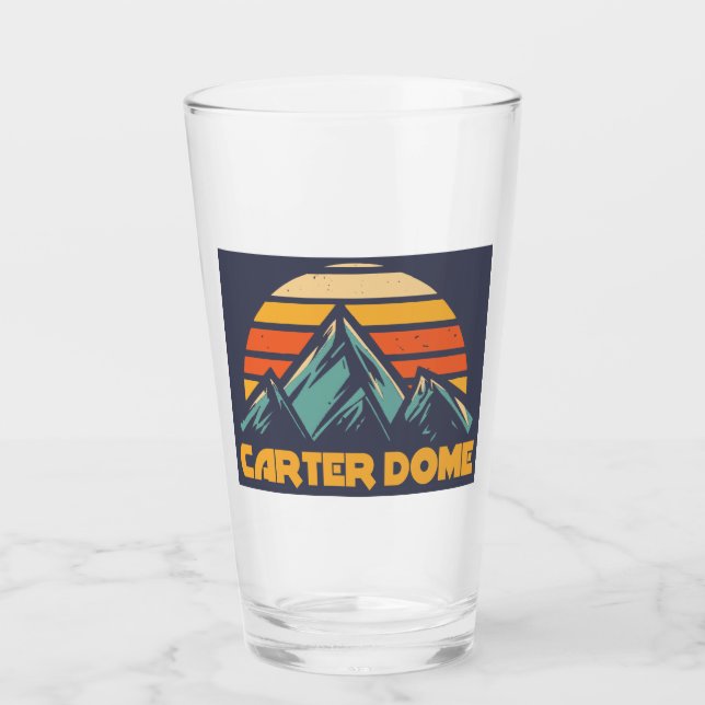 Carter Dome New Hampshire Retro Turquoise (Anverso)