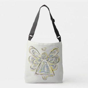 Cartera Ángel de la Guarda Blanco Arte Bolsas Cruz