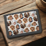 Cartera De 3 Hojas 5 Collage de fotos Honeycomb Hexagon Pattern - bla<br><div class="desc">5 Collage de fotos en un diseño que incluye un patrón de panal de miel hecho con todas las fotos. Añade tus fotos favoritas a esta plantilla divertida. Puede usar fotos cuadradas o cualquier foto para esta cuadrícula. — El fondo blanco se puede cambiar cuando se visita el área de...</div>
