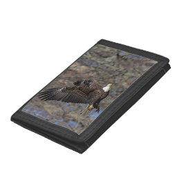 Cartera De 3 Hojas Águila calva con bagre