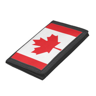 Cartera De 3 Hojas Bandera de Canadá