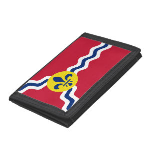 Cartera De 3 Hojas Bandera de St. Louis, Missouri