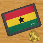 Cartera De 3 Hojas Bandera ghanesa, moda, patriotas de Ghana / deport<br><div class="desc">WALLETS: Ghana y la moda de la bandera ghanesa - amo a mi país,  regalos de viaje,  cumpleaños del abuelo,  patriotas nacionales / hinchas deportivos</div>