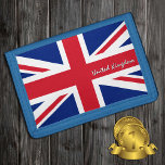Cartera De 3 Hojas Billetera con bandera británica, patriota/deporte<br><div class="desc">Bandera británica patriótica billetera de moda "Union Jack" y Reino Unido / Gran Bretaña - amo a mi país,  el día del padre,  las vacaciones,  los patriotas/hinchas deportivos</div>