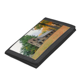 Cartera De 3 Hojas Capilla en otoño