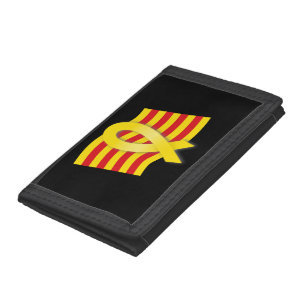 Cartera De 3 Hojas Cinta catalana y bandera
