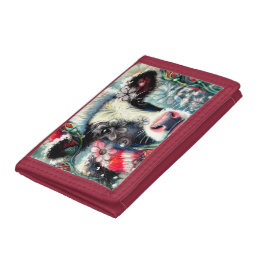 Cartera De 3 Hojas El sueño de las vacas en tiempos más cálidos Verde