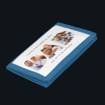 Cartera De 3 Hojas Foto de papá regalo para niños de tipografía moder<br><div class="desc">Papá,  regalo para niños de tipografía moderna con fotos múltiples. Día ideal para los padres,  cumpleaños o regalo de navidades. Los colores se pueden cambiar.</div>