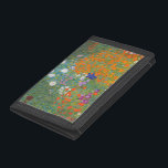 Cartera De 3 Hojas Gustav Klimt Flor Jardín Naturaleza<br><div class="desc">Un bonito cuadro del jardín,  un cuadro clásico de Gustav Klimt,  llamado Cottage Garden,  o Bauergarten,  1907,  que se encuentra cerca de un jardín de flores,  un cuadro de flores de colores.</div>