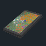 Cartera De 3 Hojas Gustav Klimt Flor Jardín Naturaleza<br><div class="desc">Un bonito cuadro del jardín,  un cuadro clásico de Gustav Klimt,  llamado Cottage Garden,  o Bauergarten,  1907,  que se encuentra cerca de un jardín de flores,  un cuadro de flores de colores.</div>
