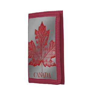Cartera De 3 Hojas Hoja de arce de Canadá vintage