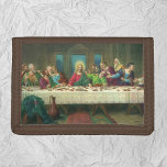 Cartera De 3 Hojas La última cena originalmente de Leonardo da Vinci<br><div class="desc">Ilustracion vintage de la época renacentista de arte fino pintura de la última cena de Leonardo da Vinci. La Última Cena fue la última comida que Jesucristo compartió con sus doce apóstoles y discípulos antes de su muerte. La Última Cena retrata específicamente la reacción dada por cada apóstol cuando el...</div>