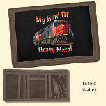 Cartera De 3 Hojas Mi clase de tren pesado Metalizado de locomotora d<br><div class="desc">Si los trenes de cualquier tipo son su tipo preferido de "metalizado" entonces esto es genial para él. - Ver mi tienda para más grandes regalos de tren.</div>