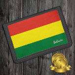Cartera De 3 Hojas Moda de la bandera boliviana, patriotas bolivianos<br><div class="desc">WALLETS: Moda de la bandera boliviana y boliviana - amo a mi país,  regalos de viaje,  cumpleaños del abuelo,  patriotas nacionales / hinchas deportivos</div>