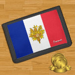 Cartera De 3 Hojas Moda de la bandera francesa, patriotas franceses /<br><div class="desc">WALLETS: Moda Francia y Bandera Francesa - amo a mi país,  regalos de viaje,  cumpleaños de abuelo,  patriotas nacionales / hinchas deportivos</div>