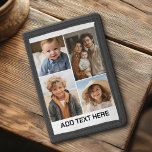 Cartera De 3 Hojas Moderno Collage de fotos Blanco Mínimo 4<br><div class="desc">Un diseño moderno con la cuadrícula fotográfica hace de esto un diseño simple. Una manera única de capturar recuerdos y compartirlos con amigos y familiares.</div>