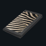 Cartera De 3 Hojas Moneda de la colección de la piel de cebra<br><div class="desc">Un hermoso patrón de piel de cebra texturada. Diseñado por Evco Studio.</div>