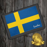 Cartera De 3 Hojas Monedero sueco, patriota/deporte de la bandera sue<br><div class="desc">WALLETS: Moda de la bandera sueca y sueca - amo a mi país,  día del padre,  regalos de vacaciones,  patriotas / hinchas deportivos</div>