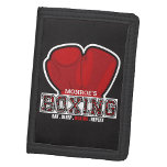Cartera De 3 Hojas NOMBRE Personalizado Boxer Boxer Glove Prighter<br><div class="desc">Personalice este regalo de combate del Premio de Guante de Boxer de Boxeo Glove,  verdaderamente único y personalizado. Además de su decoración de casa y garaje para los amantes del boxeo. Personalizado con su nombre o texto Personalizado! Boxeo Profesional - Campeón Pesado - Esparrando - Ringside - Fisuras</div>