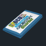 Cartera De 3 Hojas Química divertida<br><div class="desc">Regalo divertido del profesor de la química que lee desorden obsesivo de la química de OCD al lado de los cubiletes de la ciencia por completo de las sustancias químicas para un experimento. Un comandante fresco de la química presente para un científico.</div>