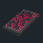 Cartera De 3 Hojas Red Poppies<br><div class="desc">Flores de amapola,  pintadas a mano en Photoshop,  patrón sin fisuras.</div>