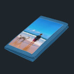 Cartera De 3 Hojas Regalo de billetera fotográfica personalizado con<br><div class="desc">Montañas triple de fotos personalizado - Haz tu propio diseño - Familia personalizada / Amigos / Mascotas o regalo de cartera personal - Agrega tu foto / texto / nombre - Redimensiona y mueve o elimina y agrega elementos / texto con herramienta de personalización ! Puede transferir este diseño a...</div>