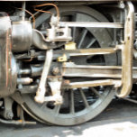 CARTERA DE 3 HOJAS TRENES DE VAPOR<br><div class="desc">Diseño fotográfico de la rueda desde un tren de vapor.</div>