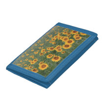 Cartera de fotografía de campo girasol