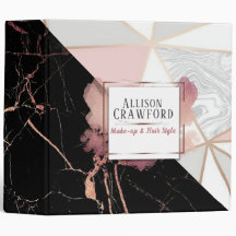 Cartera de mármol de oro Rosa