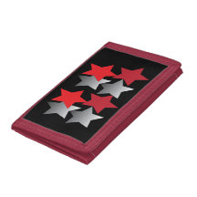 Cartera diseñada por Estrellas Rojas y Gris