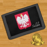 Carteras de bandera polaca, emblema, moda en Polon<br><div class="desc">Carteras: Escudo de armas de Polonia y moda patriótica de la bandera polaca - amo a mi país,  viajes,  regalos de vacaciones,  patriotas nacionales / hinchas deportivos</div>
