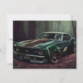 Cartes Postales auto forest