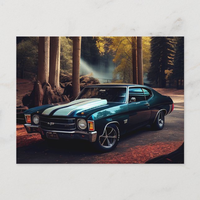 Cartes Postales auto forest (Anverso)