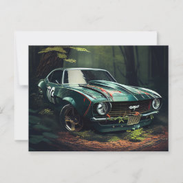 Cartes Postales auto forest