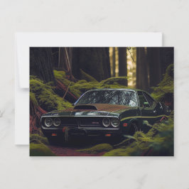 Cartes Postales auto forest