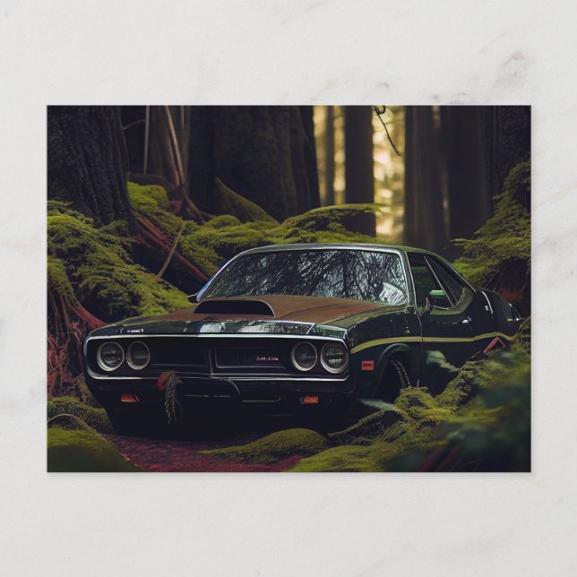Cartes Postales auto forest (Anverso)
