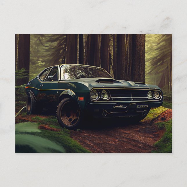 Cartes Postales auto forest (Anverso)