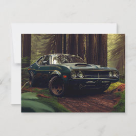Cartes Postales auto forest