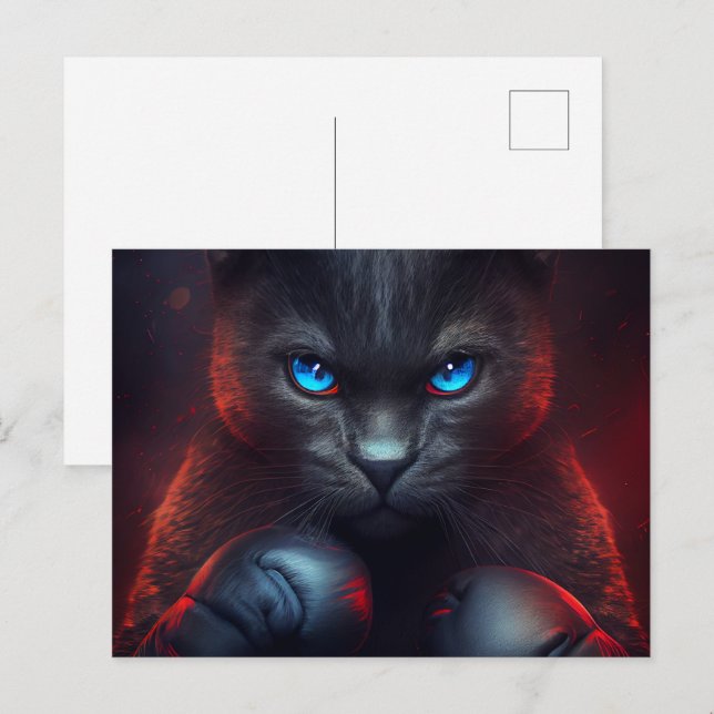 Cartes Postales Black Cat (Anverso / Reverso)