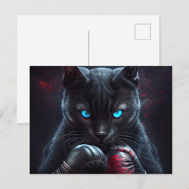 Cartes Postales Black Cat (Anverso / Reverso)