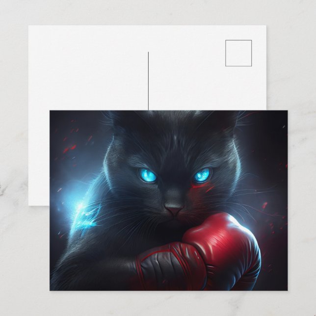 Cartes Postales Black Cat (Anverso / Reverso)