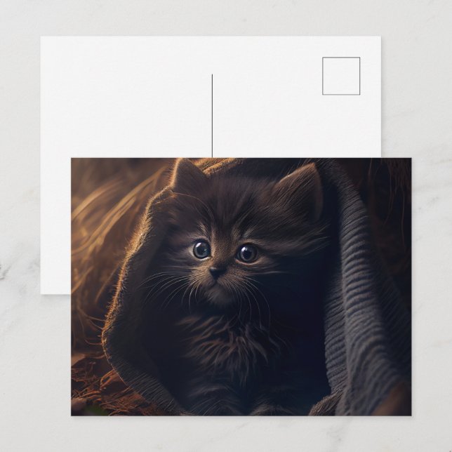 Cartes Postales Black Cat (Anverso / Reverso)
