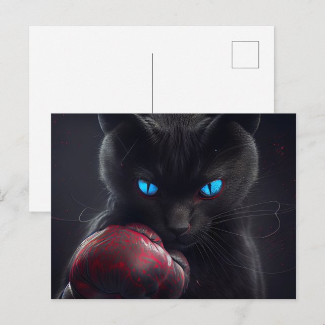 Cartes Postales Black Cat (Anverso / Reverso)